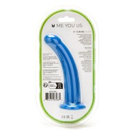 Dildo Curvado de Silicona de 6 Pulgadas Me You Us - Placer Realista