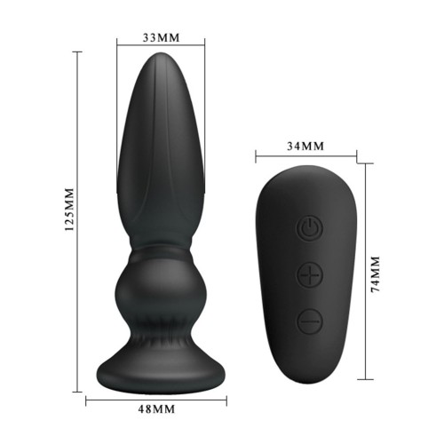 Plug Anal Vibrante Potente Mr Play para Placer Intenso