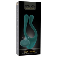 ToyJoy Icon Superbe Masajeador para Parejas Control Remoto