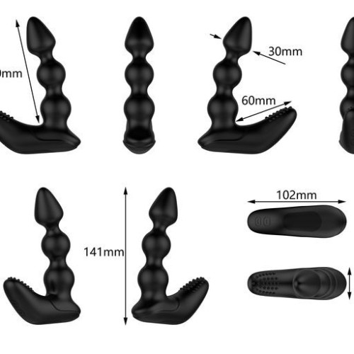 Masajeador Prostático Flexible y Control Remoto Nexus Bendz