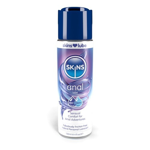 Lubricante Híbrido Skins Anal 130ml para Juego Cómodo