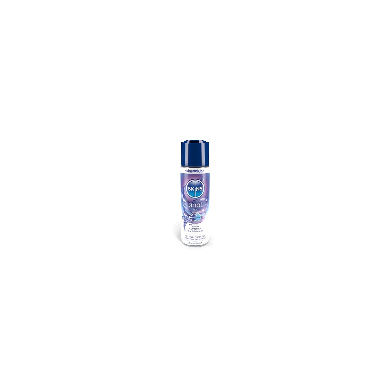 Skins Anal Hybrid Lubricant 130ml for Comfortable Play