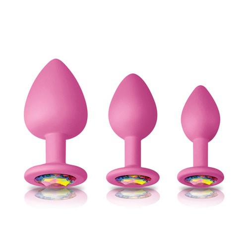 Glams Pink Spades Anal Trainer Kit for Beginners