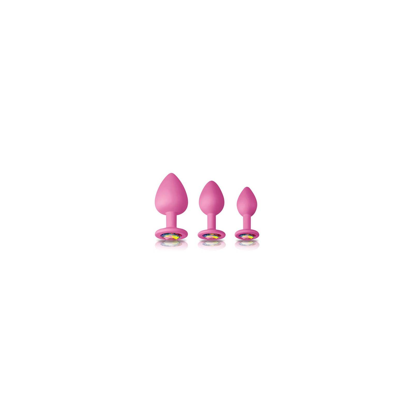 Kit Entrenador Anal Glams Pink Spades para Principiantes