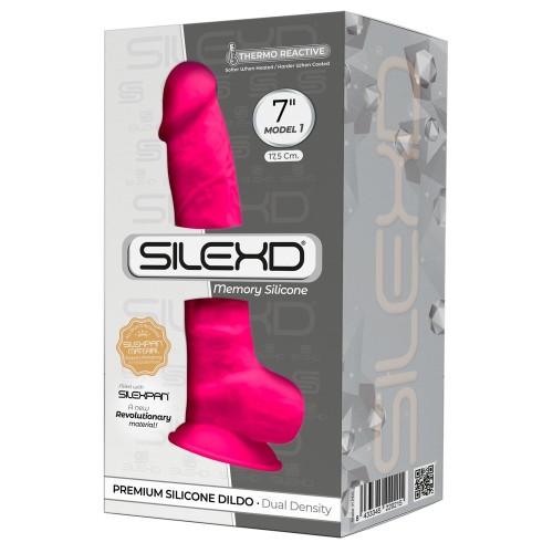 Dildo de Silicona Premium Silexd de 7 Pulgadas para Placer Personalizado