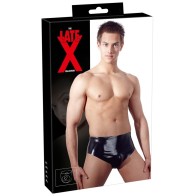 LateX Briefs with Inflatable Plug for Enhanced Pleasure