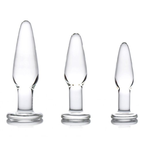 XR Dosha Glass Anal Plug Kit for Sensual Exploration