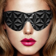 Ouch Black Luxury Eye Mask for Role Play Adventures