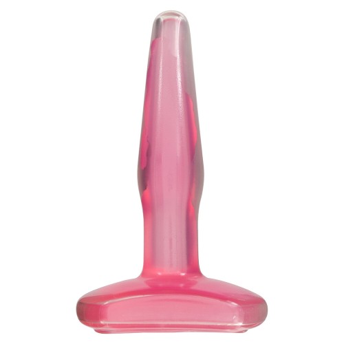 Plug Anal Pequeño Crystal Jellies Rosa