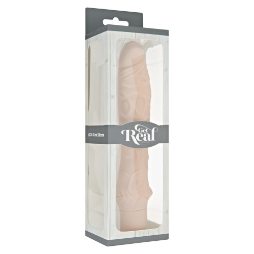 Vibrador Clásico de Silicona Get Real de ToyJoy - Ideal para el Placer