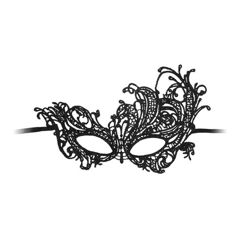 Ouch Royal Black Lace Mask - Elegant Mystery