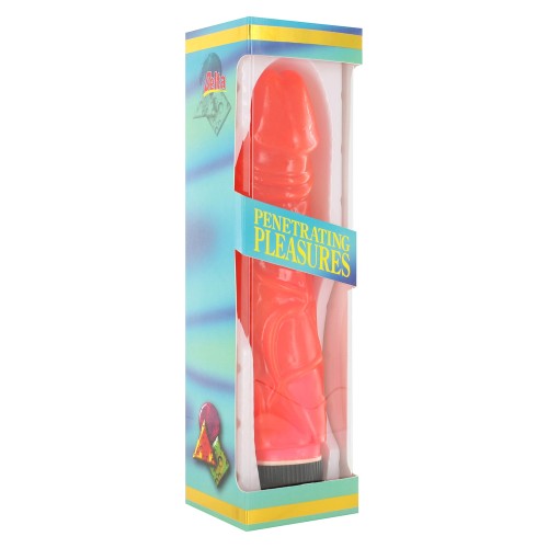 Jelly Vibrator Glitter Pink for Thrilling Pleasure