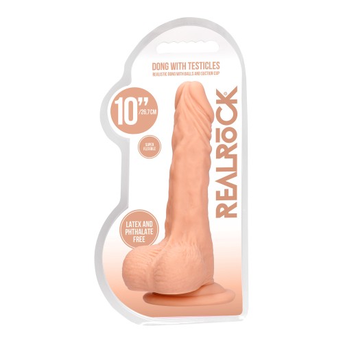 RealRock 10 Inch Dong with Testicles