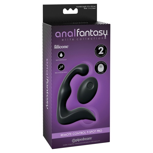 Pro P-Spot de Control Remoto de la Colección Anal Fantasy Elite para Placer Definitivo