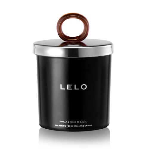 Lelo Flickering Touch Massage Candle - Vanilla & Cacao