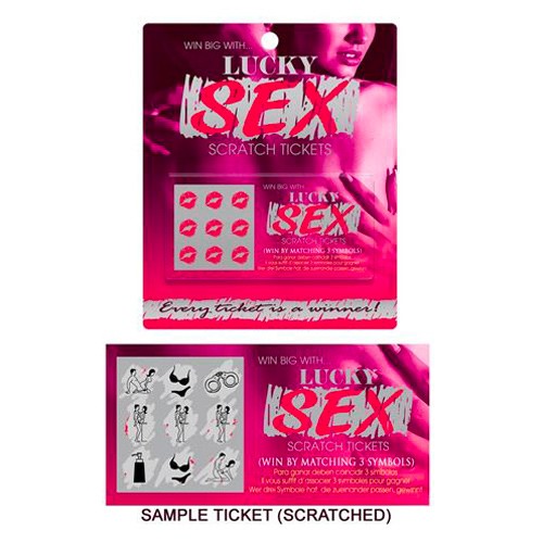 Lucky Sex Scratch Tickets for Adult Fun