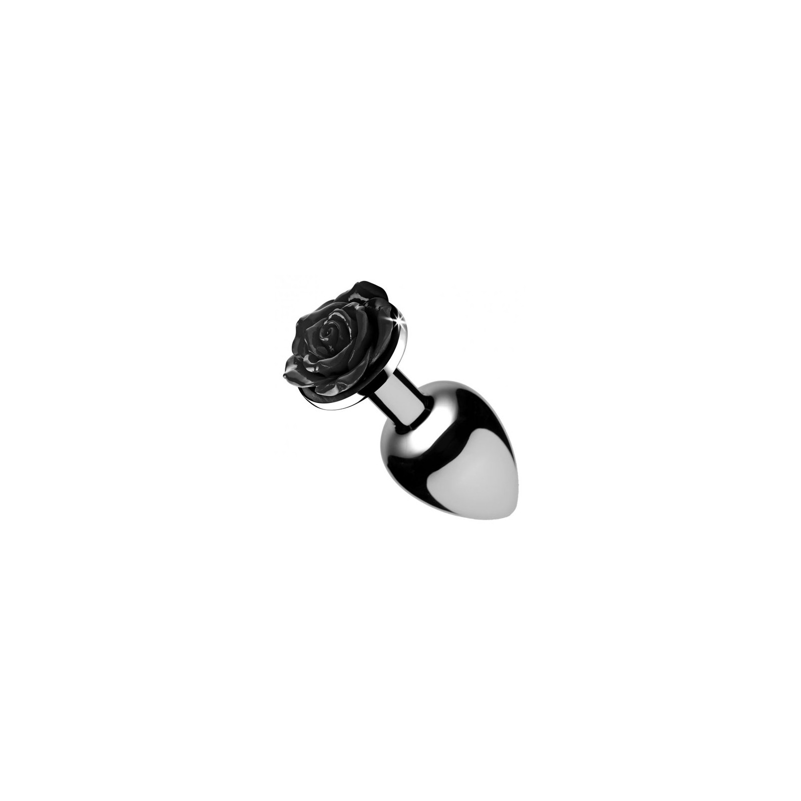 XR Booty Sparks Anal Plug - Large Black Rose Elegance