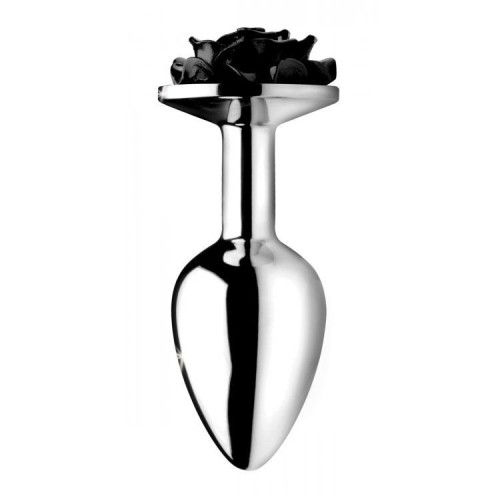 XR Booty Sparks Anal Plug - Large Black Rose Elegance