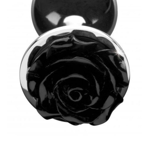 XR Booty Sparks Anal Plug - Large Black Rose Elegance