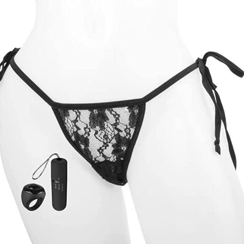 Screaming O My Secret Charged Black Remote Control Panty Vibe - Playful Discreet Fun