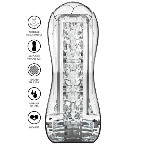 TOYJOY HERO Big Clear Vacuum Stroker for Unmatched Pleasure