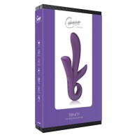 Vibrador Triple Placer ToyJoy Trinity Púrpura