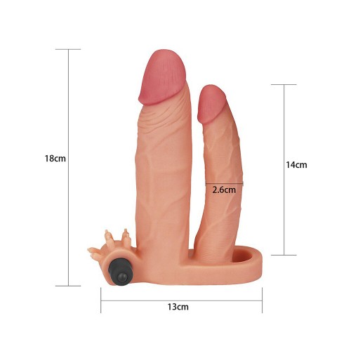 Vibrating Double Pleasure Extender