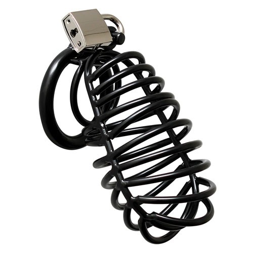 Black Metal Male Chastity Device | Ultimate Restraint | Secure and Comfortable