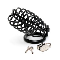 Black Metal Male Chastity Device | Ultimate Restraint | Secure and Comfortable