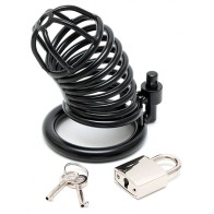 Metal Male Chastity Device with Padlock - Control Your Pleasure