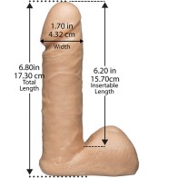 Accesorio Dildo Realista de 6 Pulgadas para Vac-U-Lock