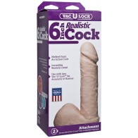 Accesorio Dildo Realista de 6 Pulgadas para Vac-U-Lock