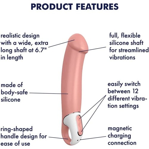 Vibrador Recargable Satisfyer Vibes Master Nature