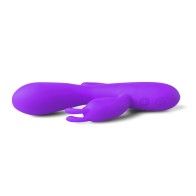 Double Bunny 12-Speed Silicone Vibe for Amplified Pleasure