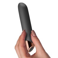 Rocks Off Chaiamo Black Rechargeable Vibrator for Ultimate Pleasure