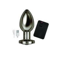 Ass Sation Remote Vibrating Butt Plug Black