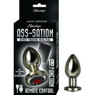 Plug Anal Vibrante Remoto Ass Sation Negro