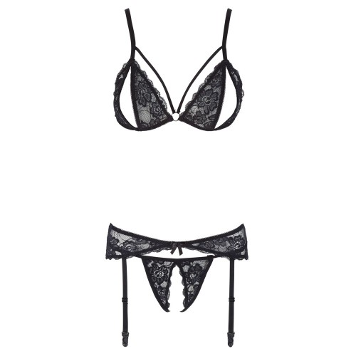 Cottelli Suspender Open Set for Sensual Elegance