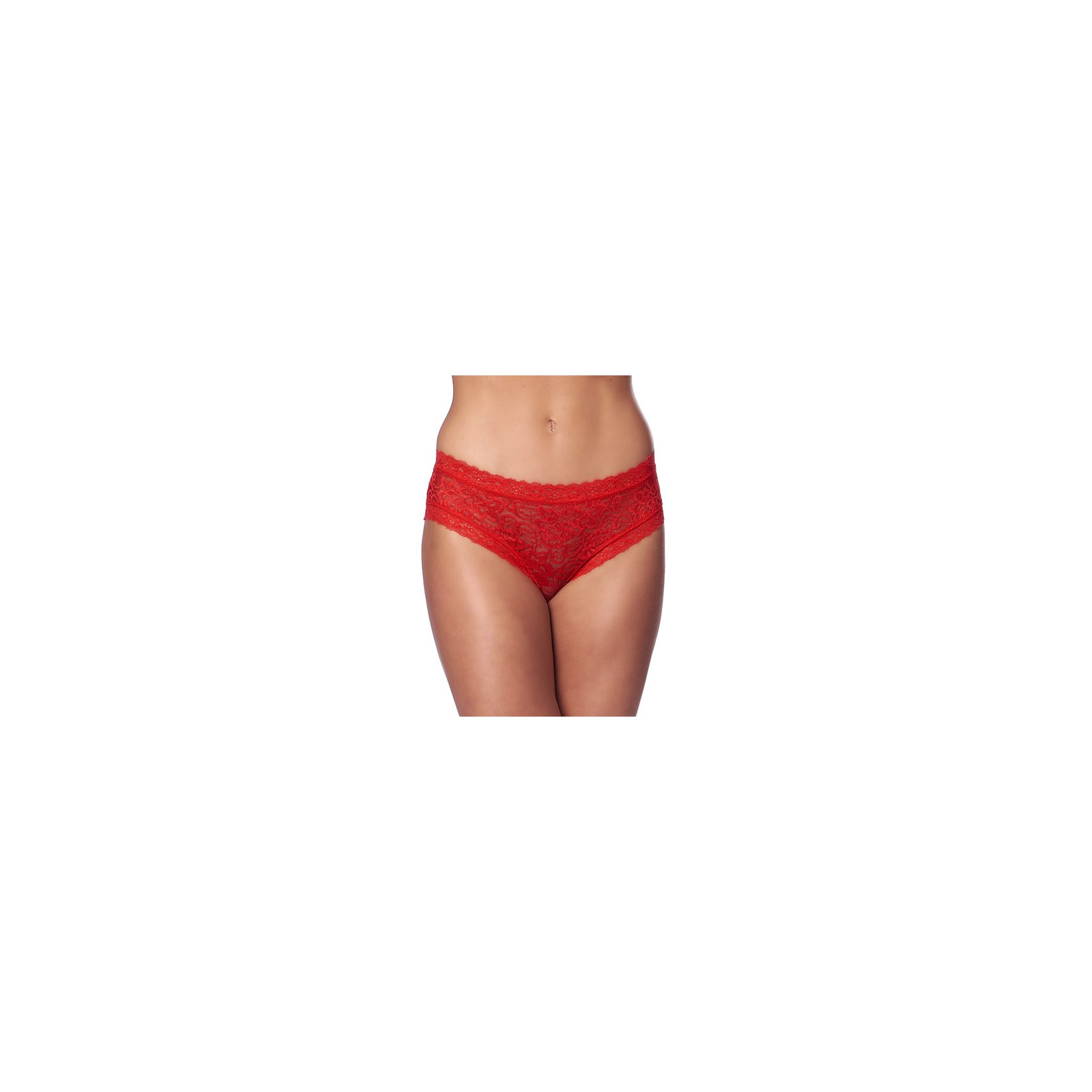 Romantic Red Open Back Briefs