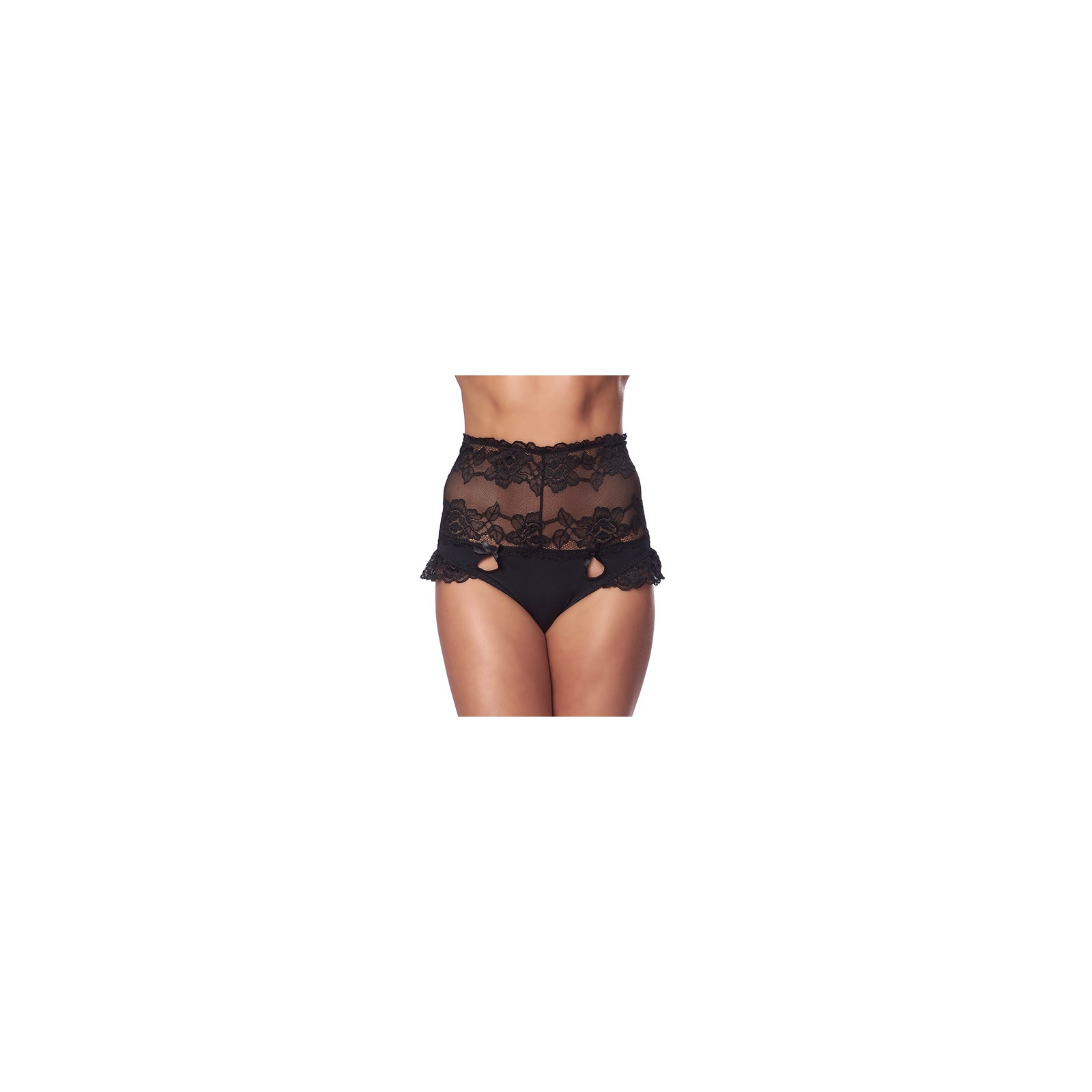 Perfect Fit Black High Waist Panty S/M