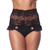 Perfect Fit Black High Waist Panty S/M