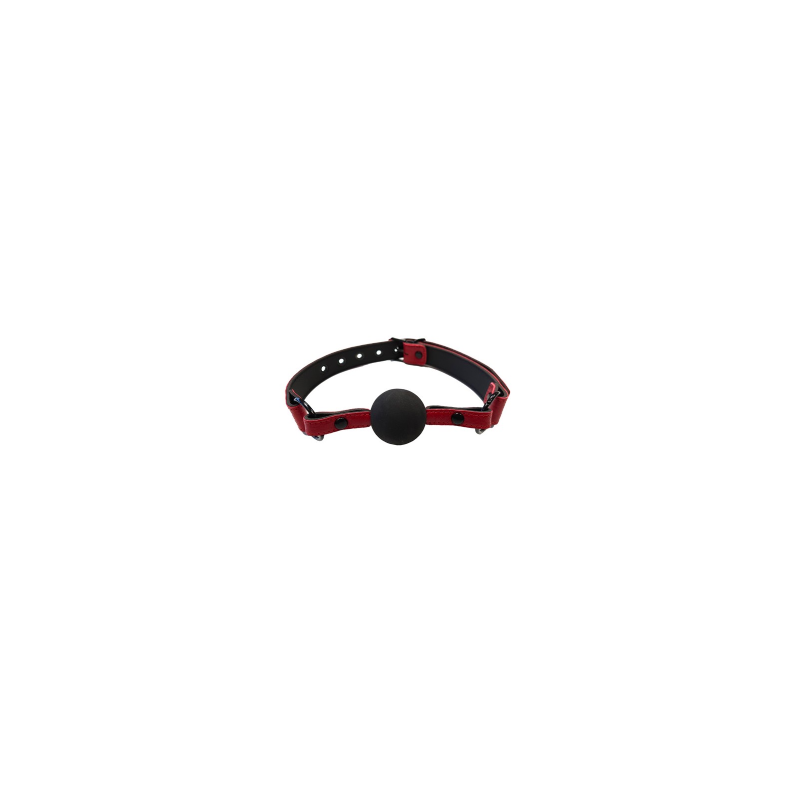 Ball Gag de Cuero con Estampado Croc de Rouge Garments