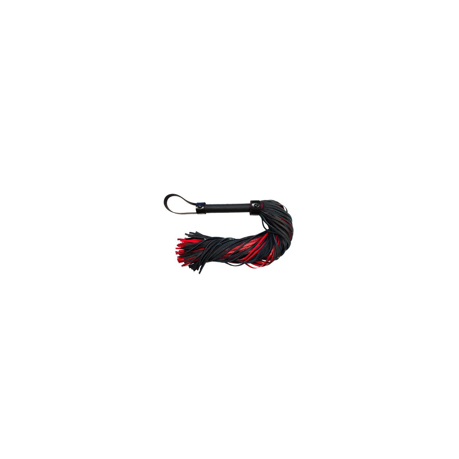 Flogger de cuero con estampado de cocodrilo Rouge Garments