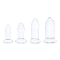 Set de Dilatadores Anales de Cristal b-Vibe para Entrenamiento Anal