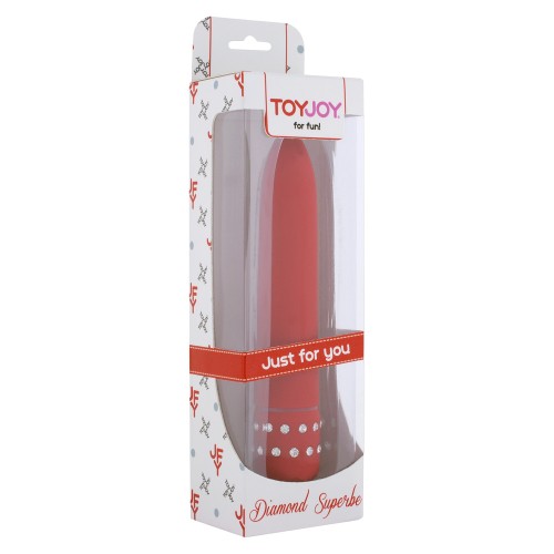 Mini Vibrador ToyJoy Diamond Rojo