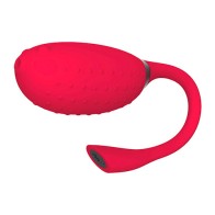 Vibrador Clitorial Rojo Magic Motion Fugu con Control Remoto