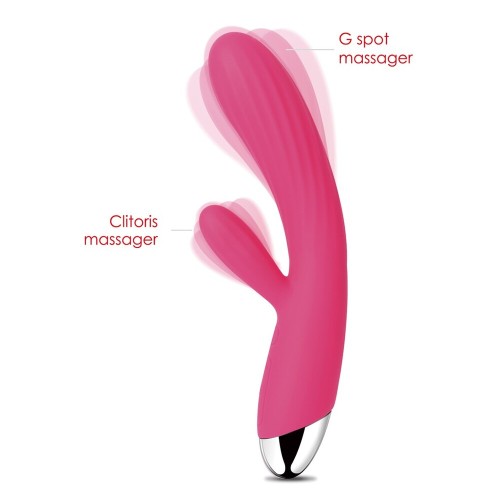 Vibrador Calentador Poderoso Svakom Angel con Motores Dobles