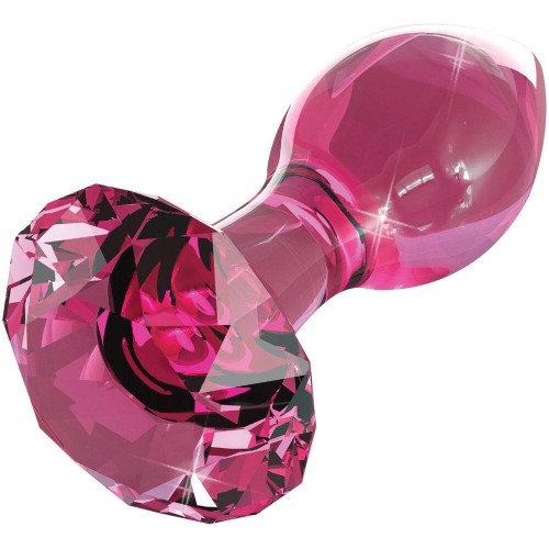 Plug Anal de Cristal Rosa Icicles No.79