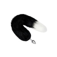 Furry Tales Black Foxtail Butt Plug for Exciting Play