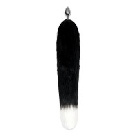 Furry Tales Black Foxtail Butt Plug for Exciting Play